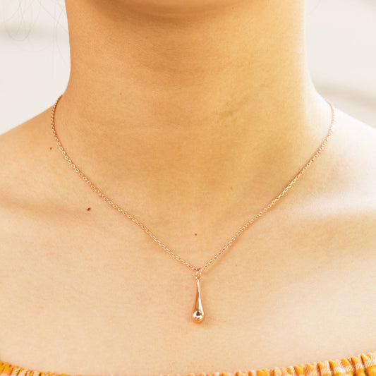 Rose Gold Plated Teardrop Set