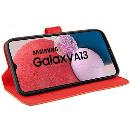 Étui portefeuille en cuir à rabat pour Samsung Galaxy A13 4G
