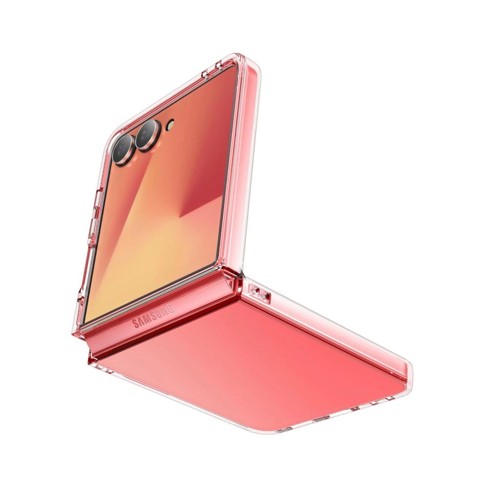 Coque en gel de silicone transparent Samsung Galaxy Z Flip 7