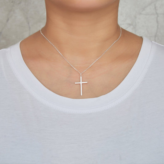 Sterling Silver Cross Pendant Necklace