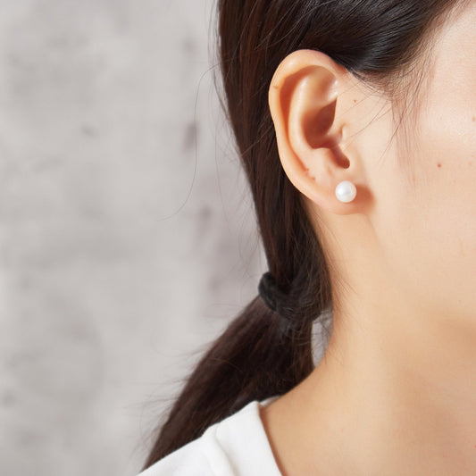 Sterling Silver Pearl Earrings