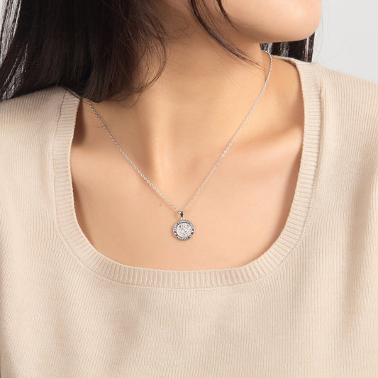 Sterling Silver St Christopher Necklace