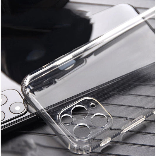 Étui souple en TPU transparent avec cache anti-poussière - Pour iPhone 12 Pro Max