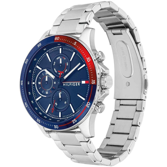 Montre homme Tommy Hilfiger 1791718 Bank argentée