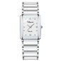 Square Couple Watch for Women and Men Ceramic Quartz Watch