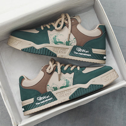 Leather Casual Sports Shoes