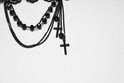 Punk Rave Melinoë Rose Beaded Choker