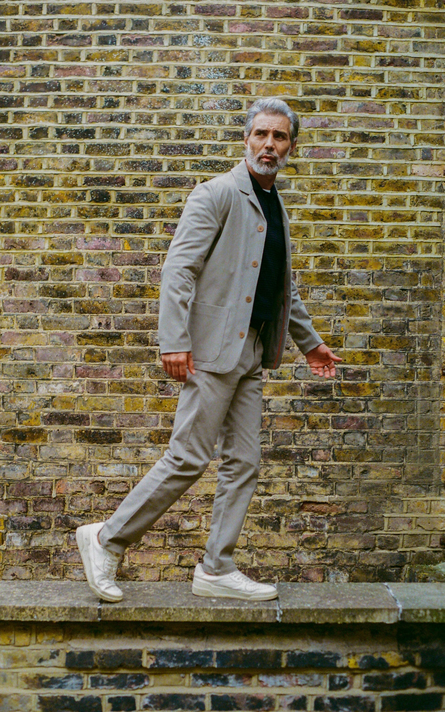 Tuxford Casual Blazer - Mushroom Comfort Stretch