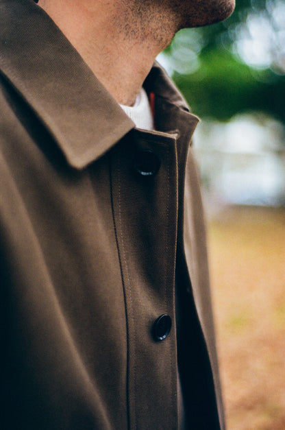 Regency Shacket - Olive Cotton canvas