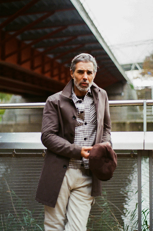 Turner Shacket - Brown Check Silvia