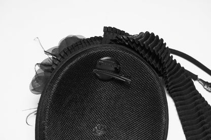 Punk Rave  Goth Rose Ribbon Formal Hat