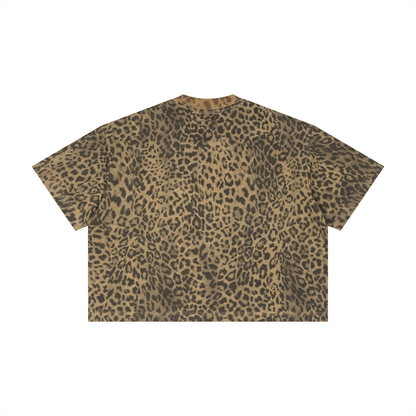Unisex Leopard Print Boxy T-Shirt