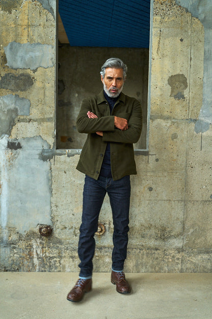 Southend Shacket Unlined - Olive Moleskin