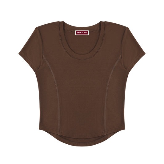 Women's Paneled Crop T-Shirt