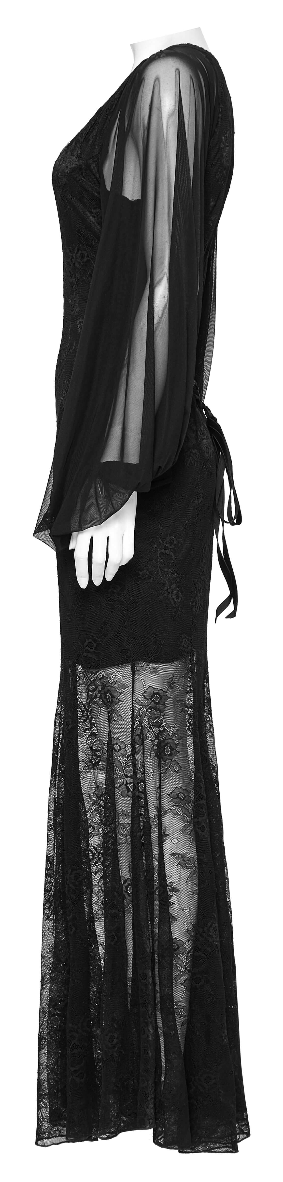 Robe de Soirée Chauve-Souris Gothique Calliope Punk Rave