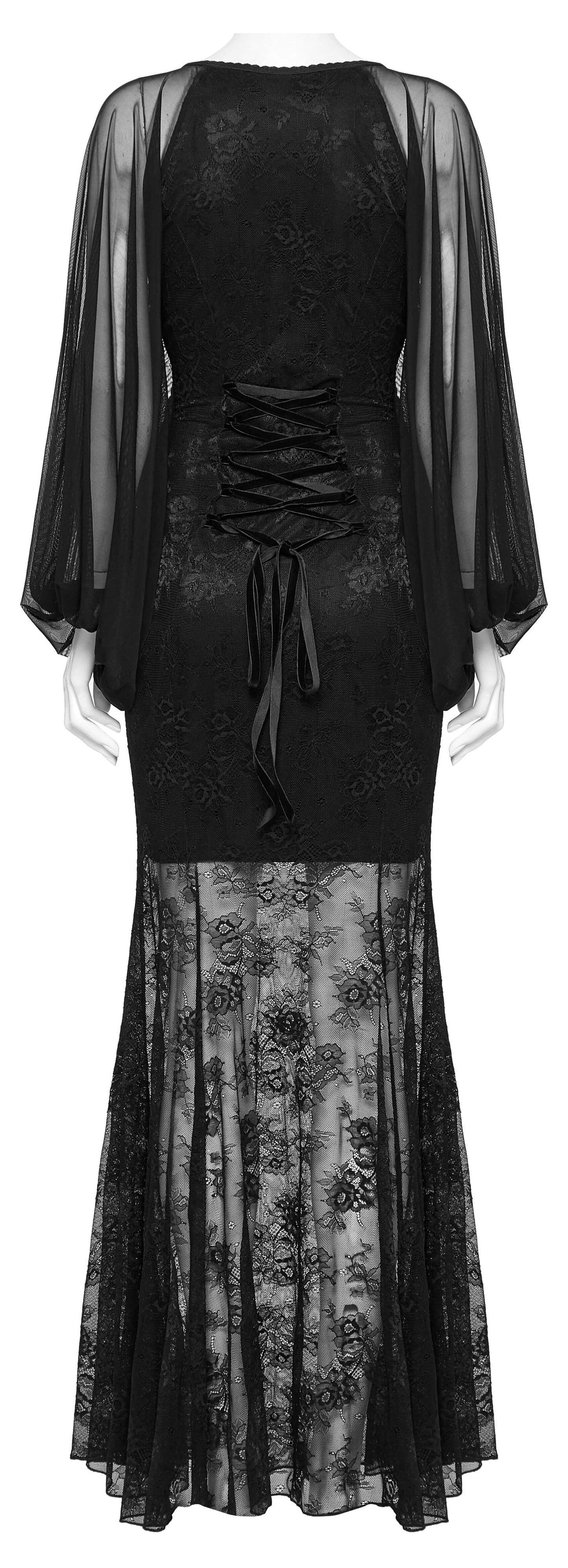 Robe de Soirée Chauve-Souris Gothique Calliope Punk Rave