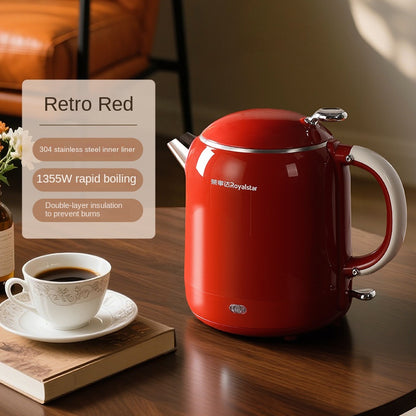 Retro Electric Kettle 304 Stainless Steel