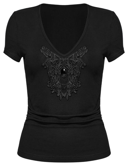 Punk Rave Armida V-neck T-shirt