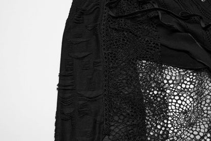 Punk Rave  Honey Irregular Split Dress