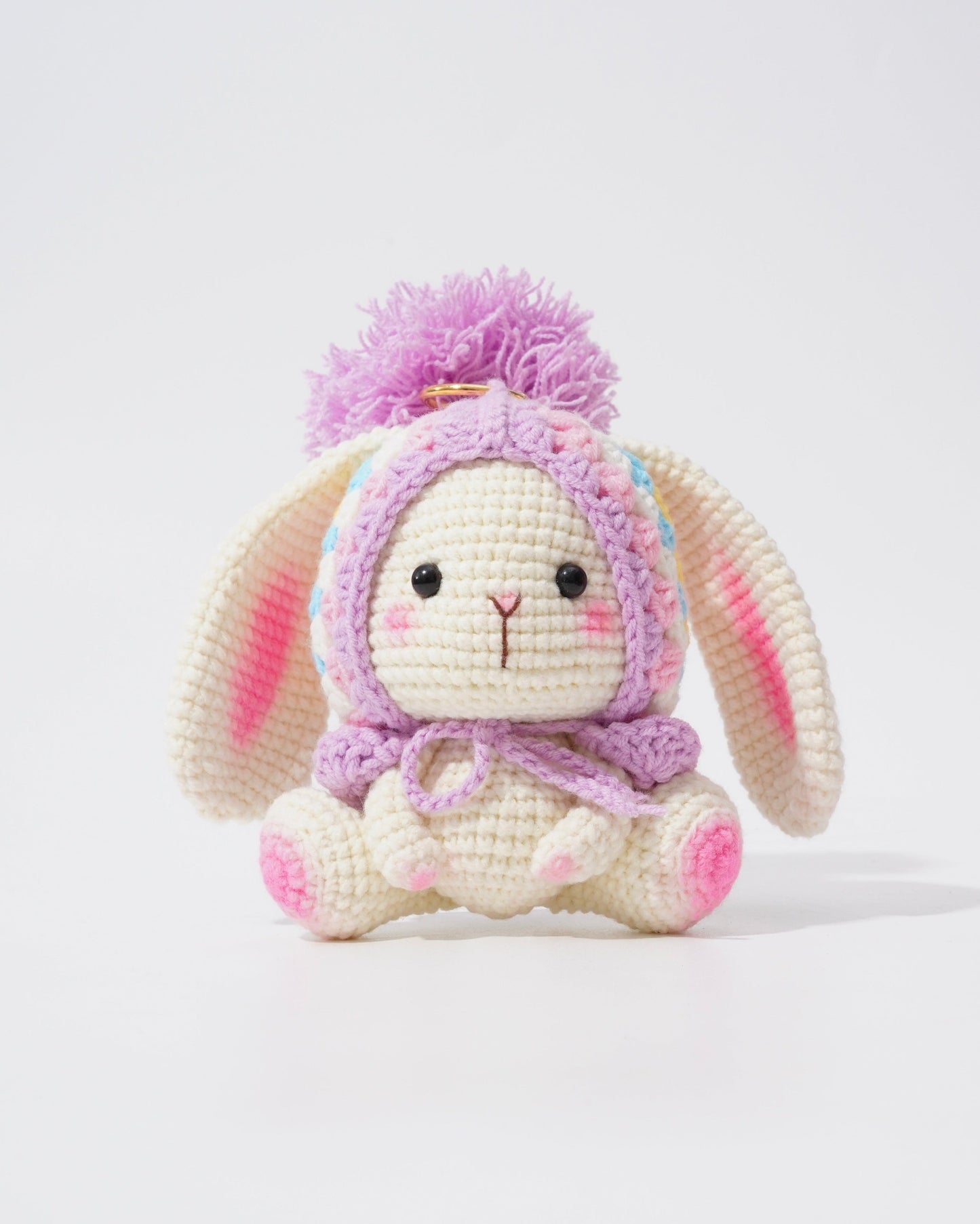 Granny Square Bunny – Adorable Handmade Crochet Bunny Plush Toy