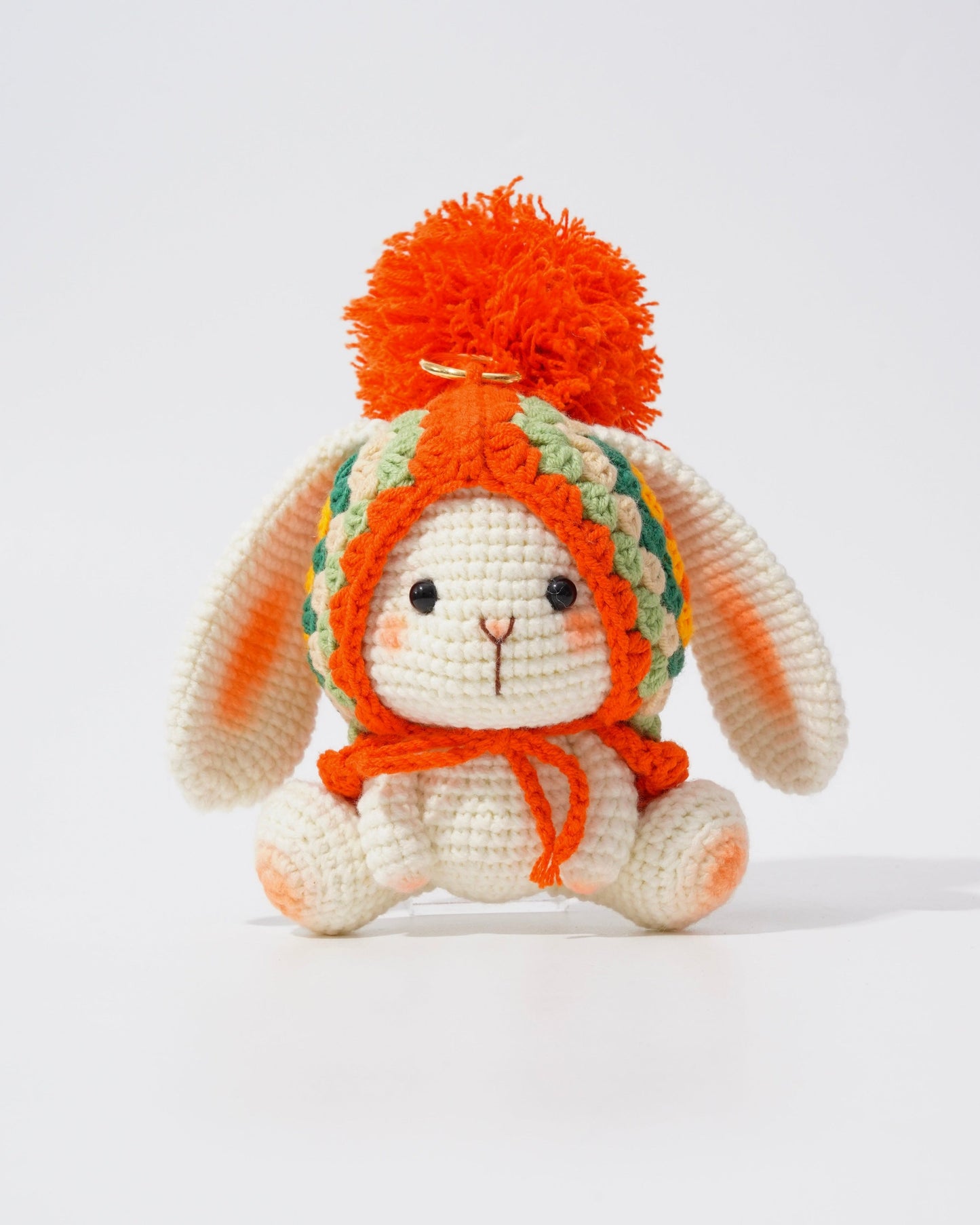 Granny Square Bunny – Adorable Handmade Crochet Bunny Plush Toy