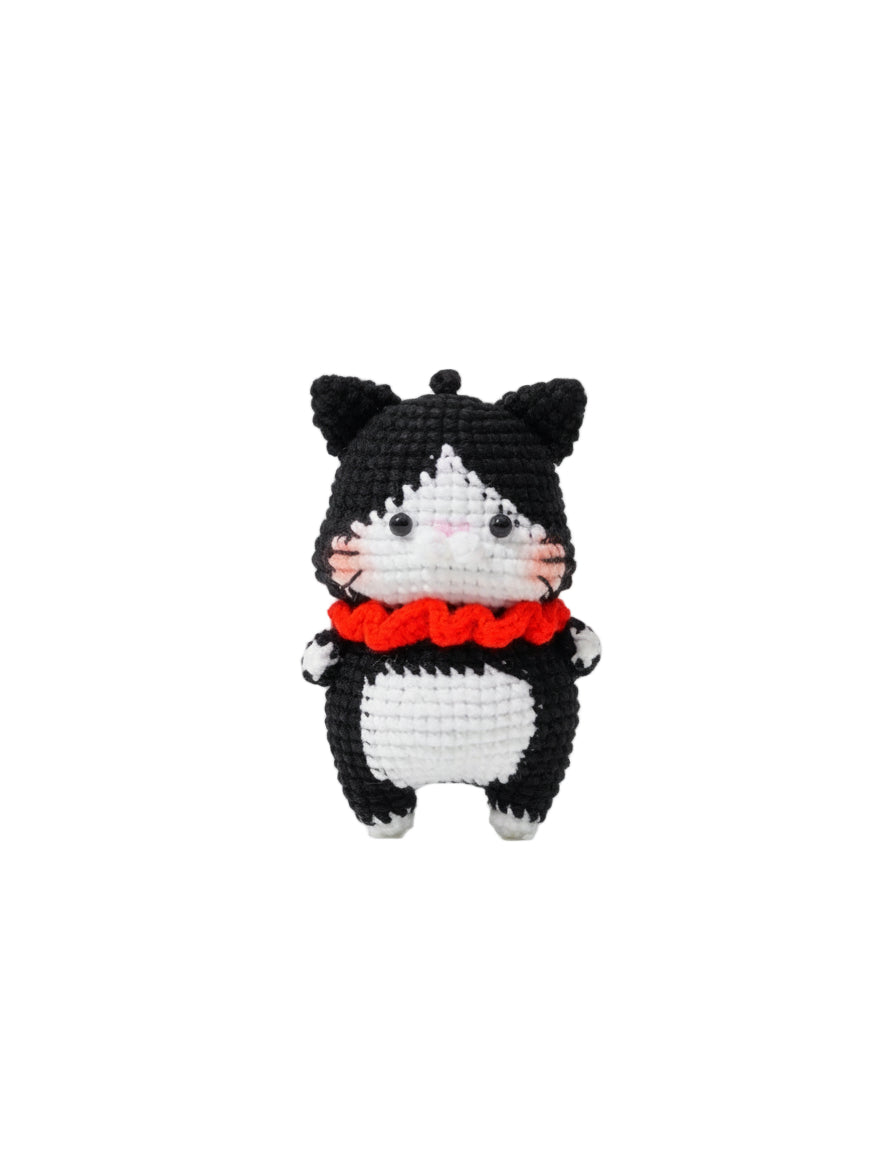 Standing Crochet Cat – Handmade Amigurumi Kitty Gift
