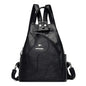 Sacs à dos en cuir pour femmes, sacs de poitrine zippés pour femmes, sac à dos de voyage, sacs à dos pour dames, mochilas, sacs d'école pour adolescentes, sac à dos