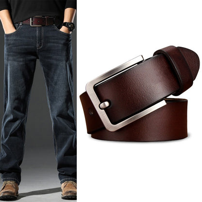 Men's genuine leather belt