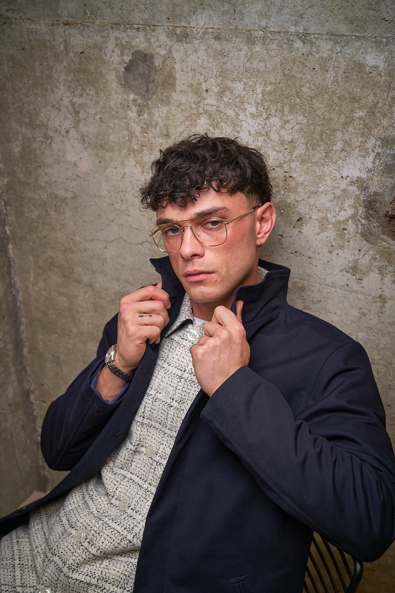 Finsbury Funnel Mac - Navy Dx