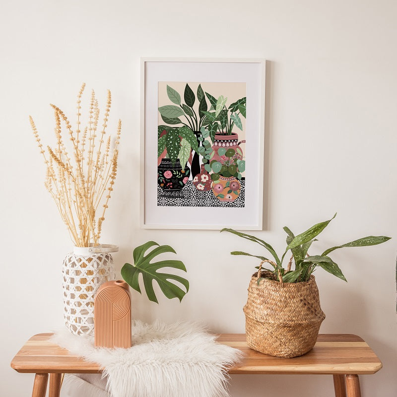 BOHO VASES COLLECTION PRINT