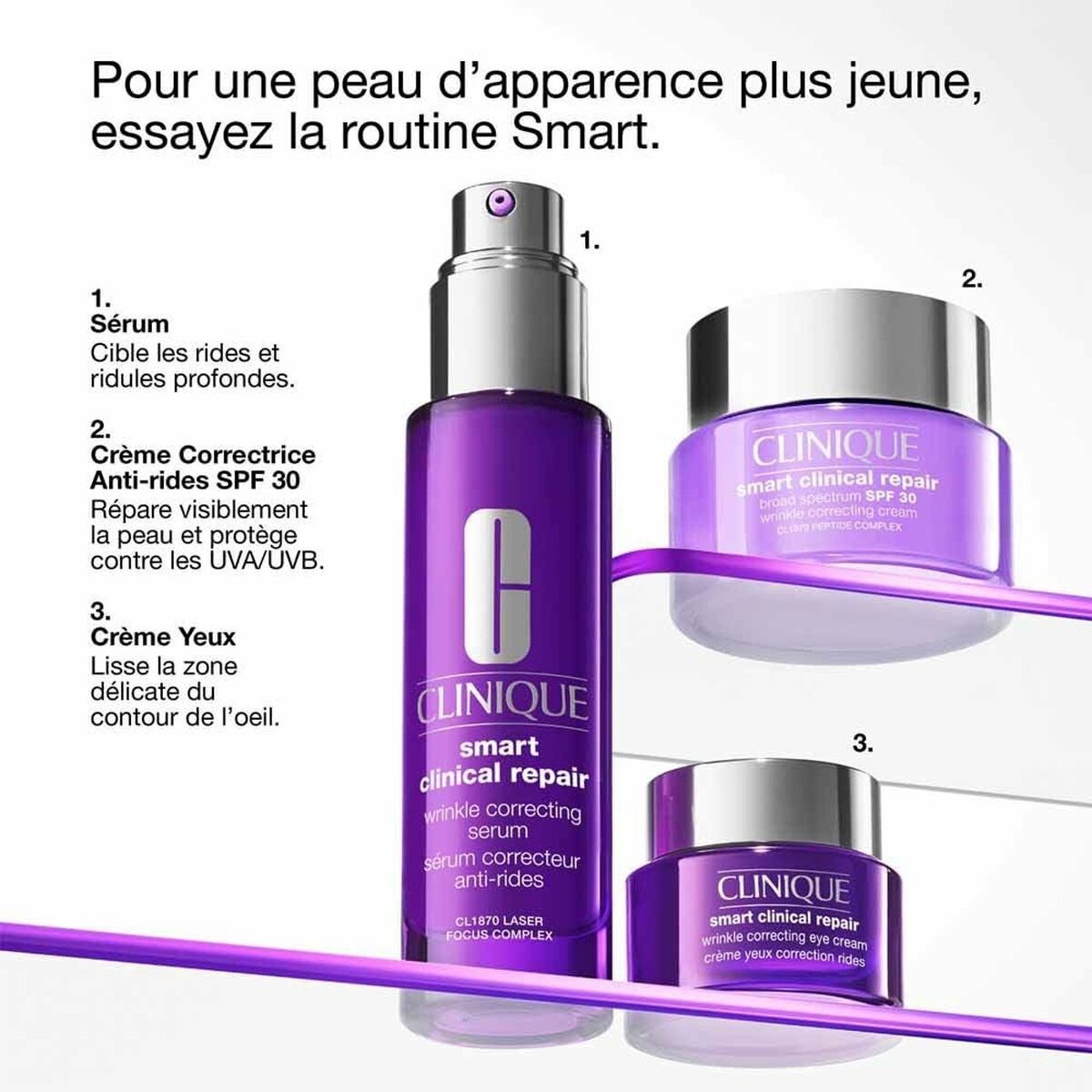 Anti-Wrinkle Cream Clinique Smart Clinical Spf 30 50 ml