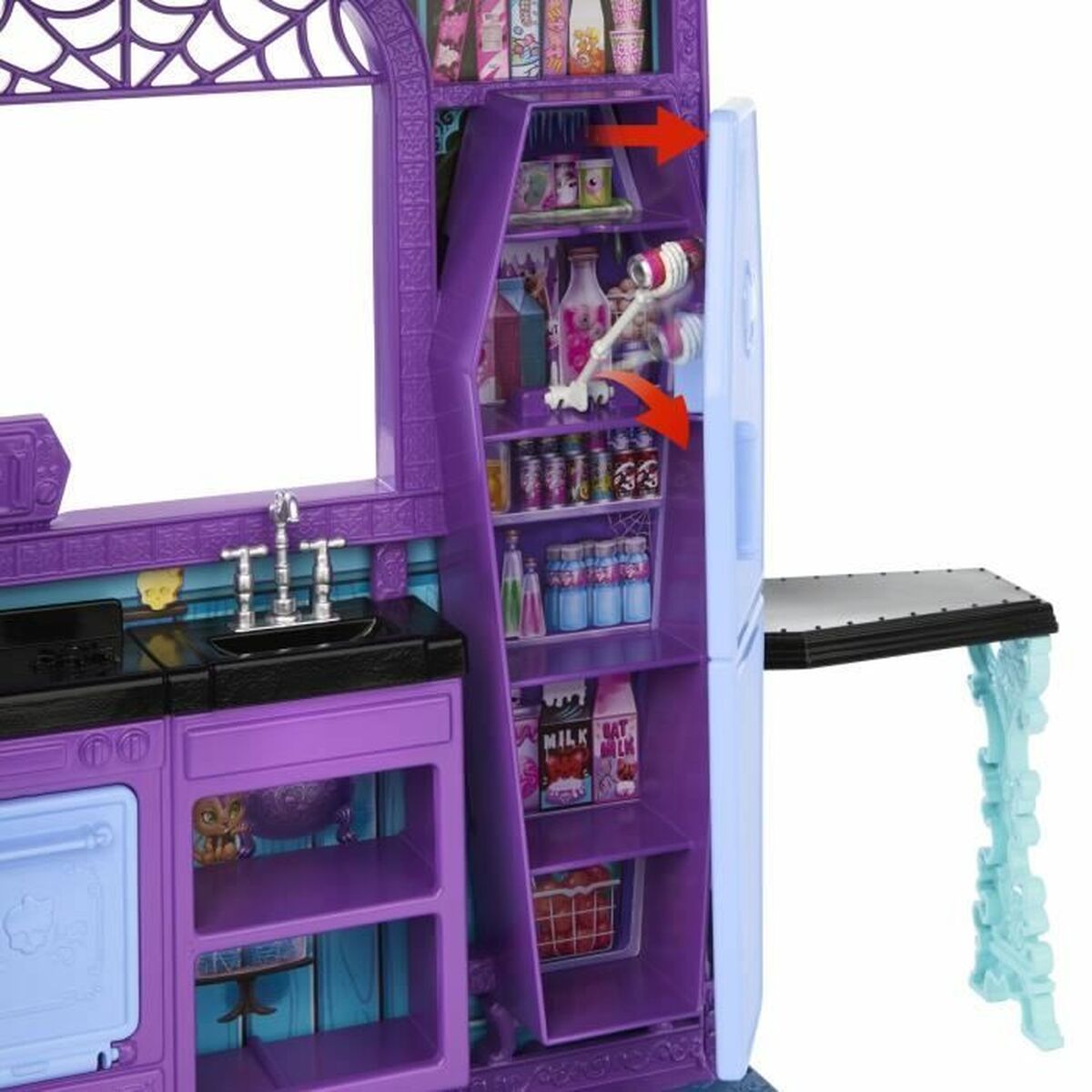 Doll's House Monster High 27 Pieces 4 Pieces