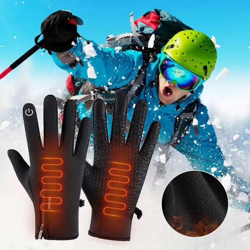 Heated touchscreen gloves for cycling and skiing - view 5
