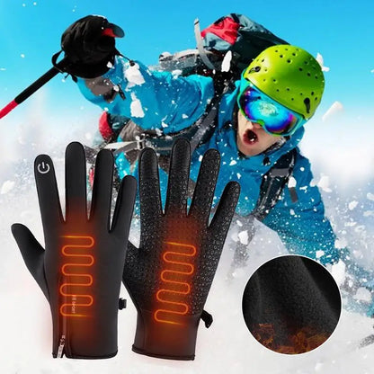 Heated touchscreen gloves for cycling and skiing - view 5