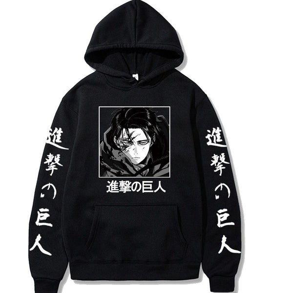 Attack on Titan Printed Hooded Sweatshirt for Mens