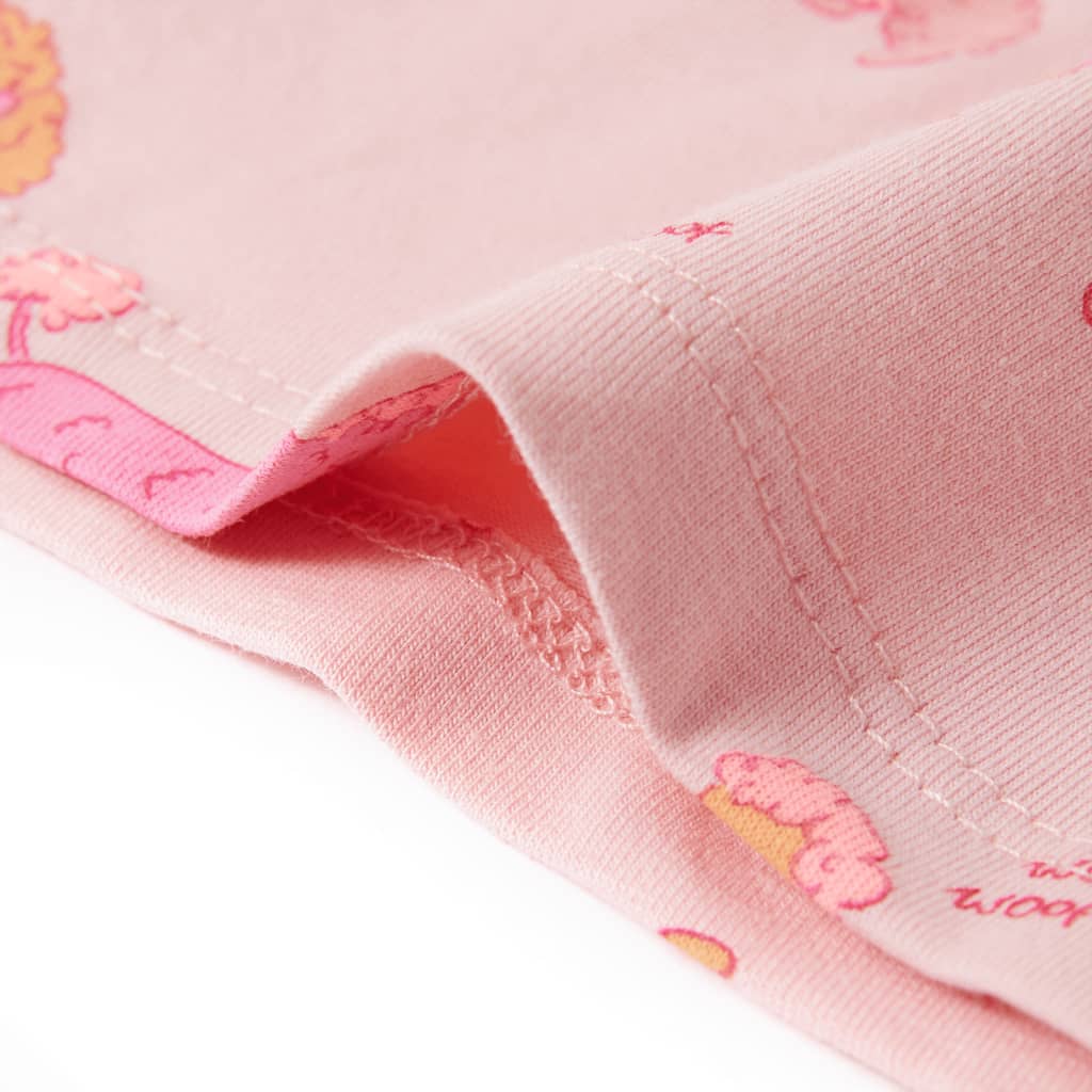 Children's Short-Sleeve Pyjamas — Light Pink