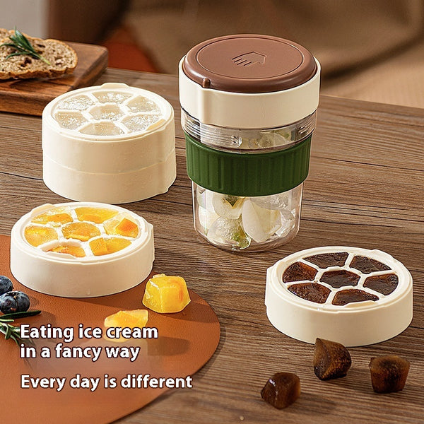 Cold Cup Portable Coffee With Ice Tray