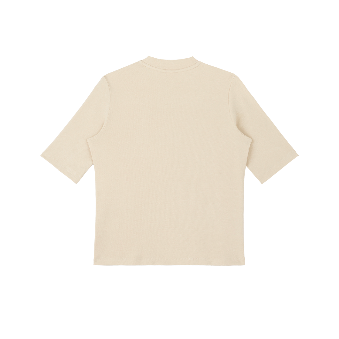Womens Mock Neck Short Sleeve T-Shirt