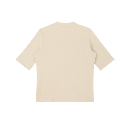Womens Mock Neck Short Sleeve T-Shirt
