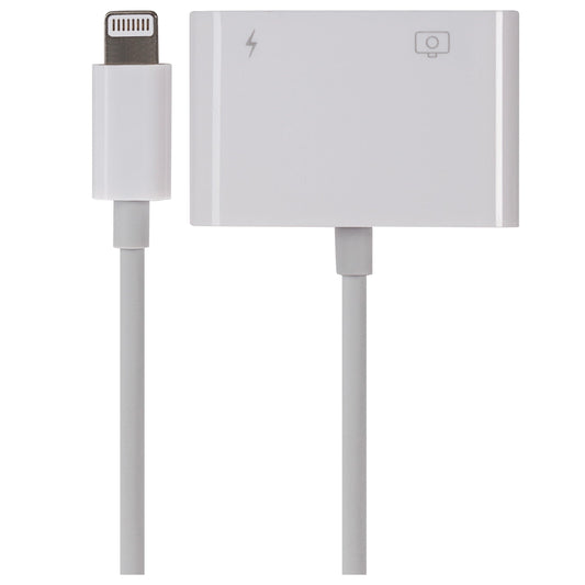 Lightning to USB-A Adapter with Charging Port - Maplin