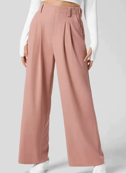 Women's Solid Casual Suit Pants