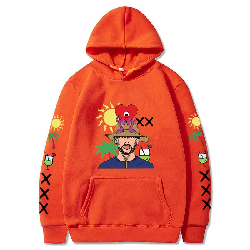 Womens un verano sin ti around body bunny hoodie