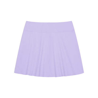 Women's A-Line Contrast Panel Slit Skirt