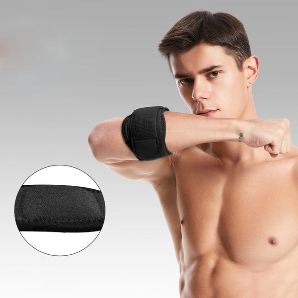 Protège-coude de sport, tennis, badminton, respirant, ajustable, avec sangle ouverte, protection coude pressurisée
