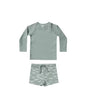 Children's Long-sleeve Two-piece Swimsuit