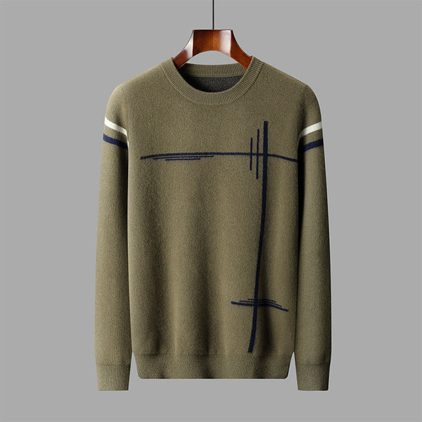 Pull en laine chaud pour homme