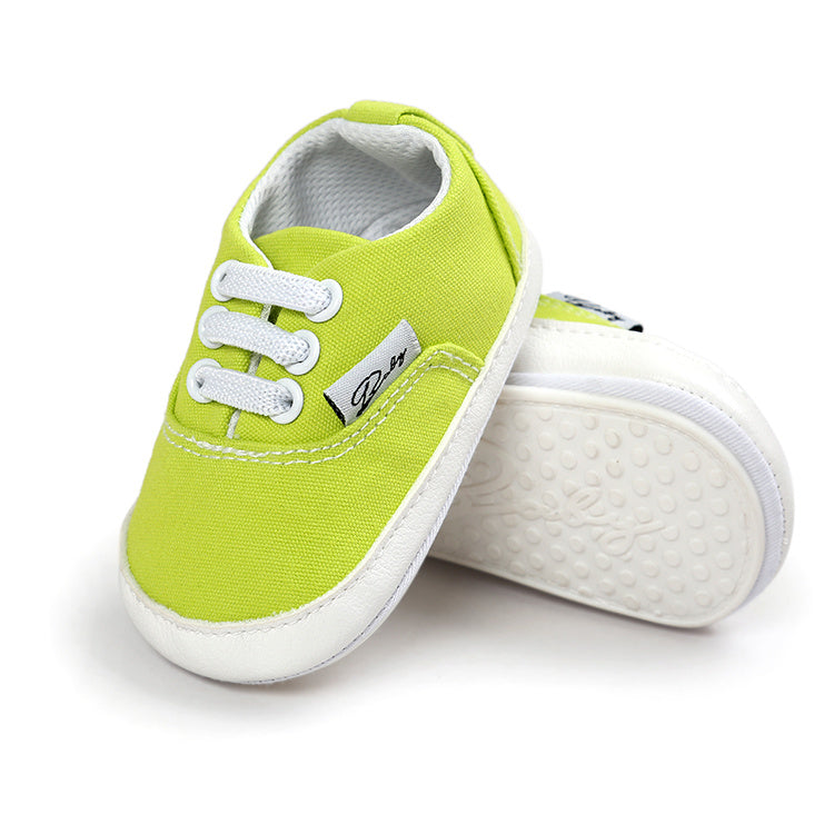 Childrens Elastic Band Canvas Shoes
