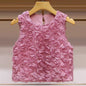 Women's Sleeveless Vest Short Loose Top