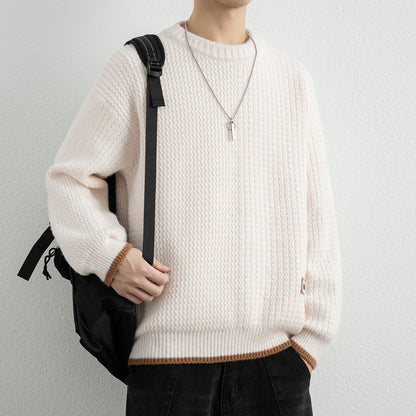 Men's Designer Style Thickened Loose Soft Knit Sweater