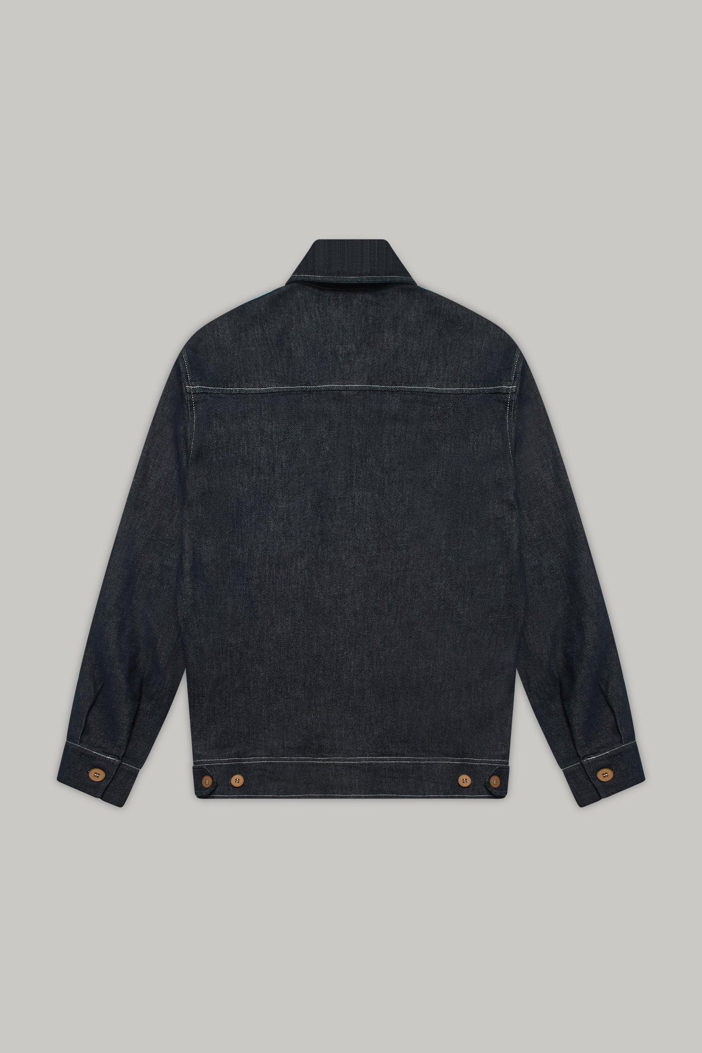 Turner Long Sleeve Shacket - Denim Stay Blue